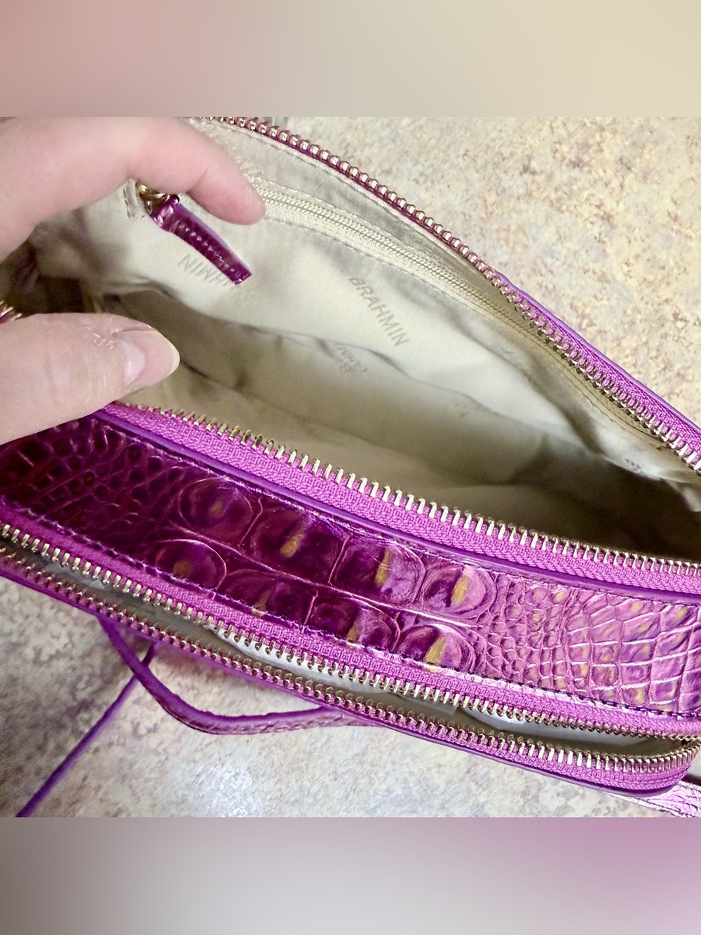 NWT Brahmin Danica Opera pink purse - Picture 8 of 9